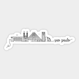 Sao Paulo City Signature Sticker